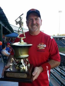 Dad with his MSBL tournament champion trophy
