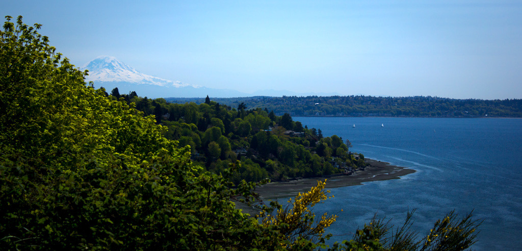 Mount Rainier from Discovery Park